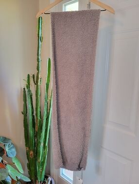 NWT‎ Barefoot Dreams CozyChic Gray Cozy Soft Rectangle Scarf NEW